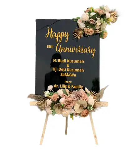 Papan Bunga Akrilik Wonotengah